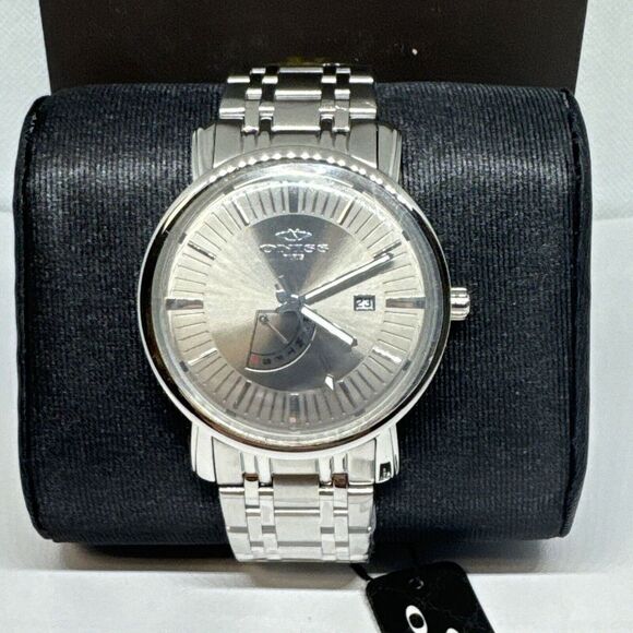 Oniss Sorrento ON2626-MSV Men's Stainless Steel Analog Dial Quartz Watch JNA66 - Picture 3 of 13